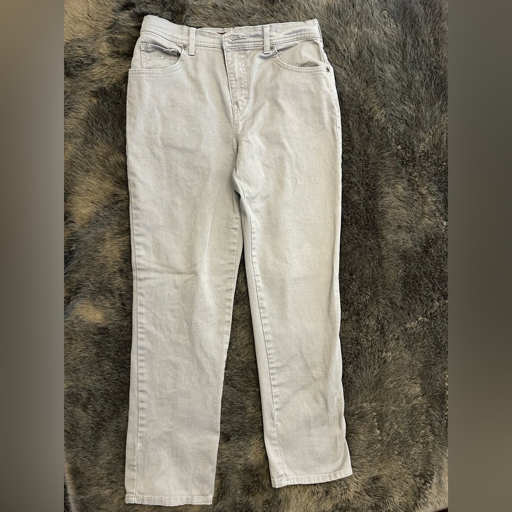 Gloria Vanderbilt Gray Jeans